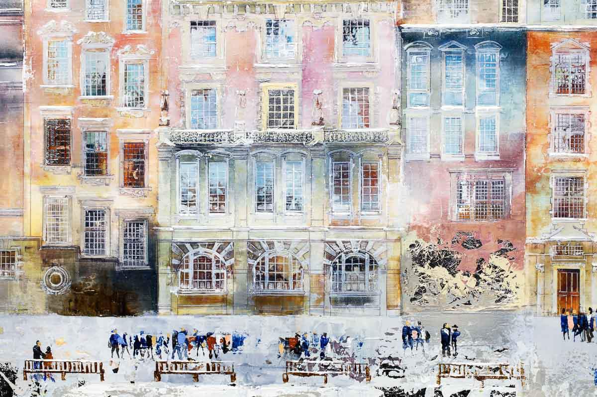Paved in Silver - Original SOLD by artist Veronika Benoni - Wyecliffe Galleries