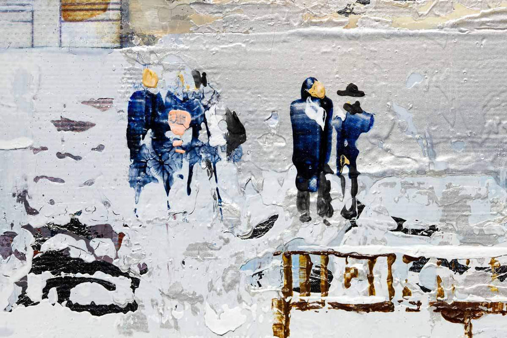 Paved in Silver - Original SOLD by artist Veronika Benoni - Wyecliffe Galleries