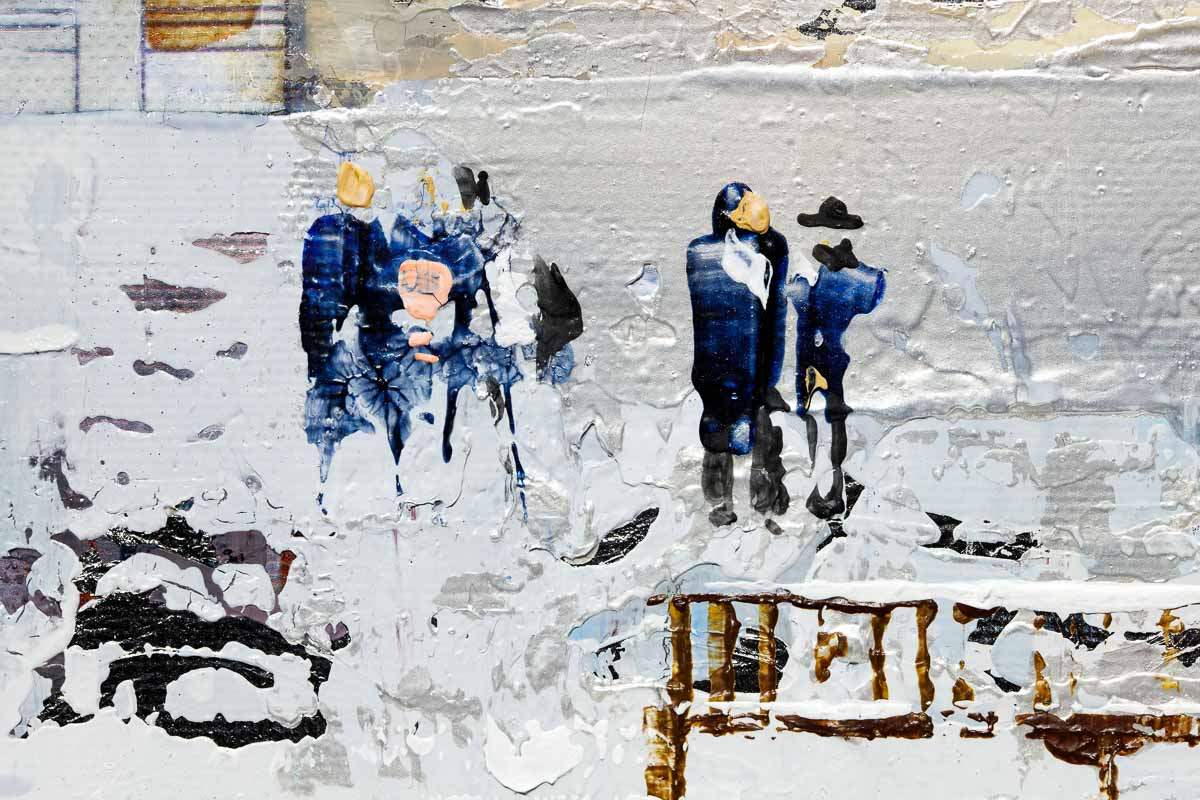 Paved in Silver - Original SOLD by artist Veronika Benoni - Wyecliffe Galleries