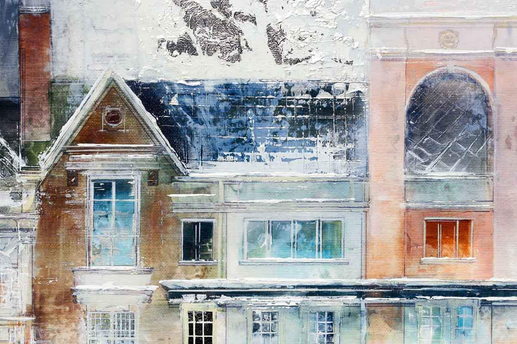 Paved in Silver - Original SOLD by artist Veronika Benoni - Wyecliffe Galleries