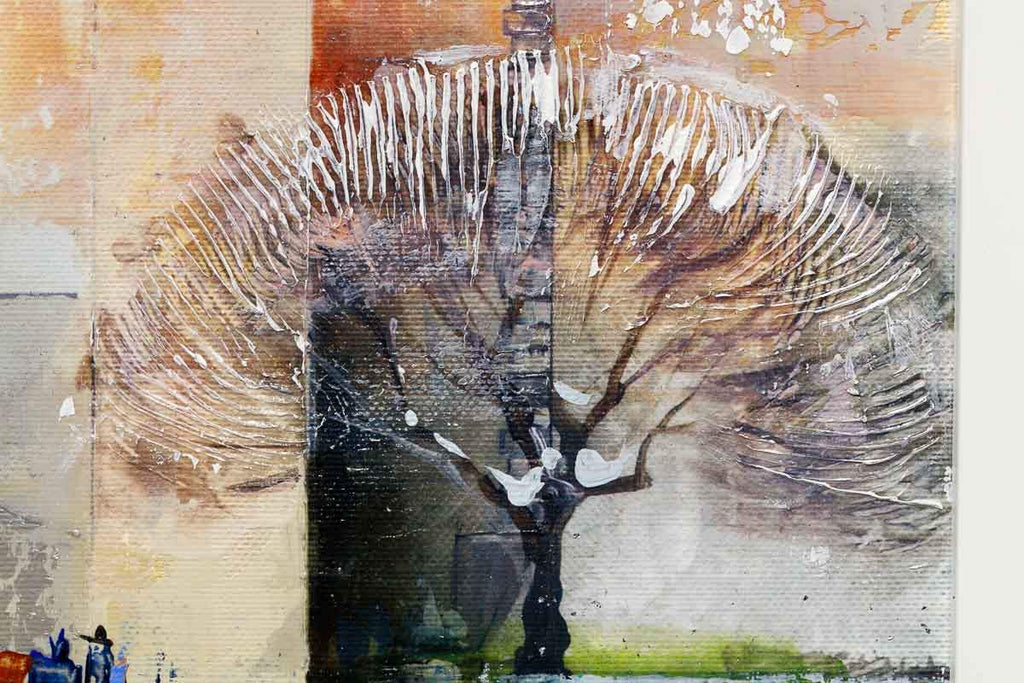 Paved in Silver - Original SOLD by artist Veronika Benoni - Wyecliffe Galleries