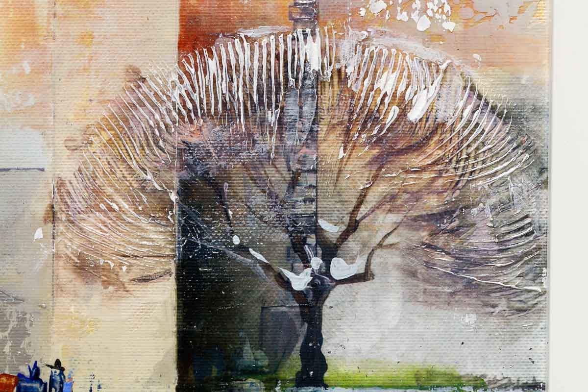 Paved in Silver - Original SOLD by artist Veronika Benoni - Wyecliffe Galleries