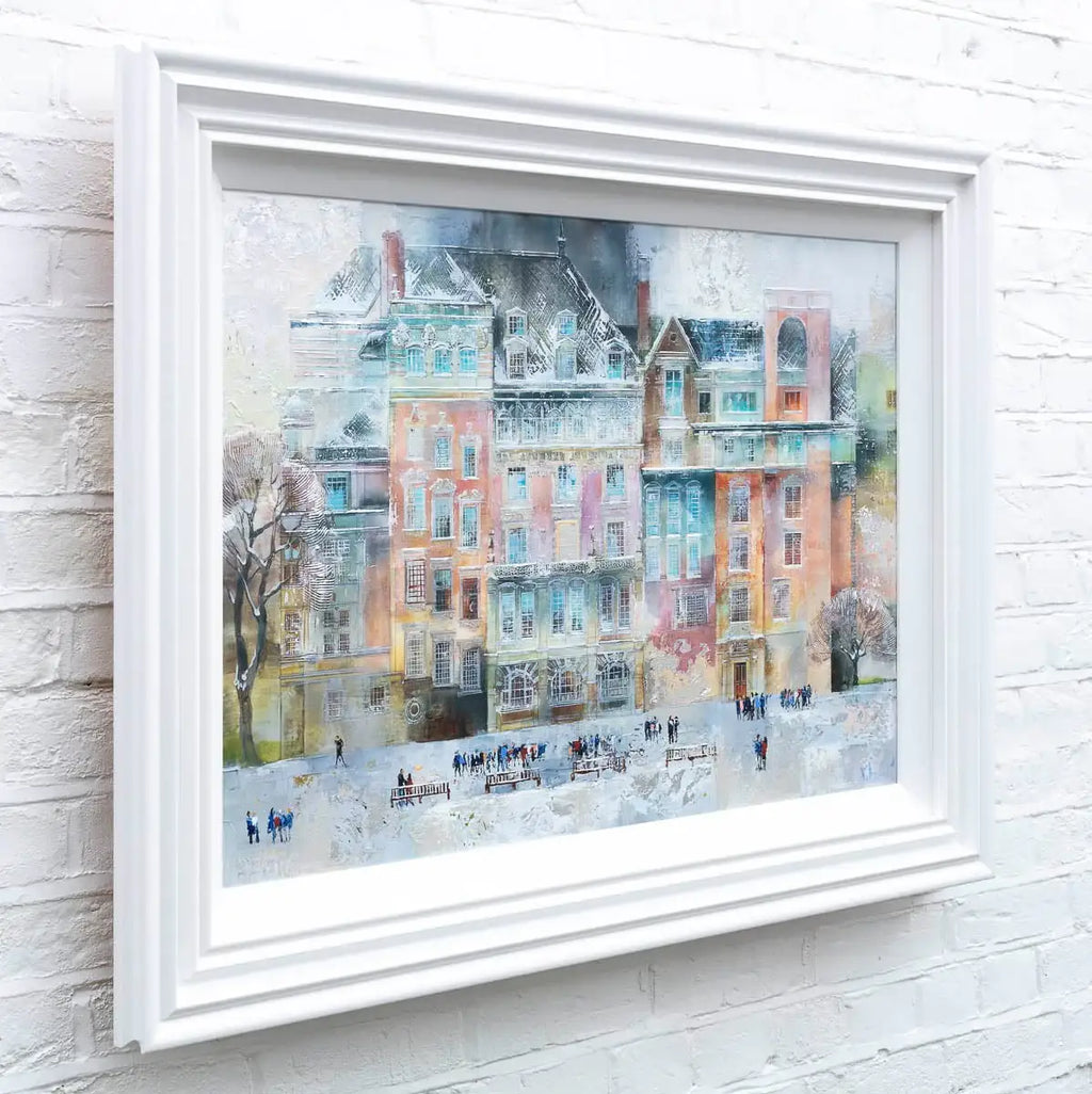 Paved in Silver - Original SOLD by artist Veronika Benoni - Wyecliffe Galleries