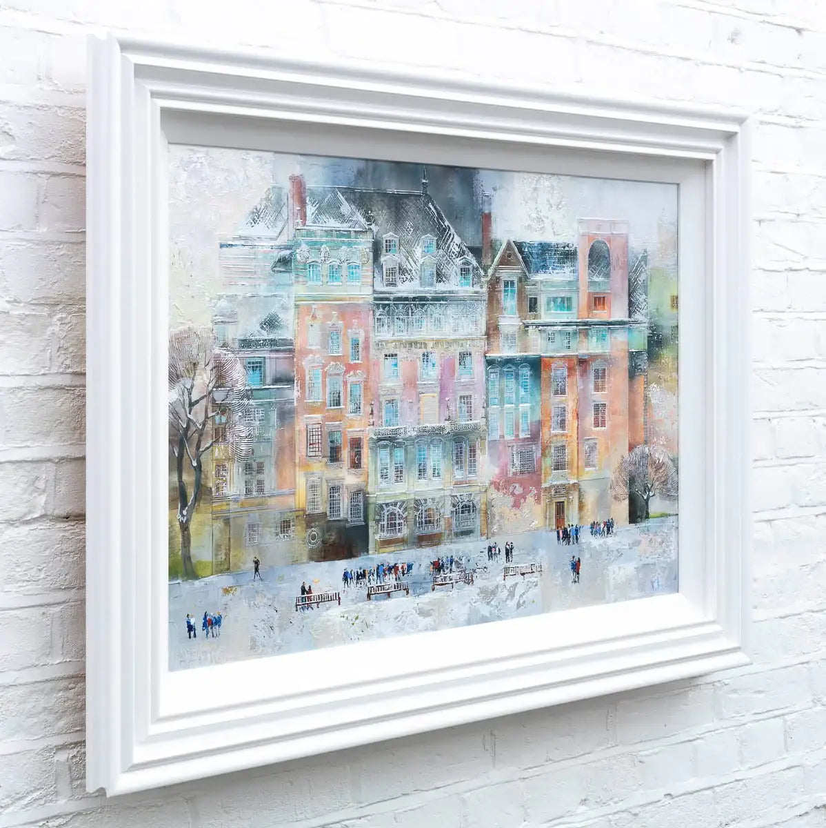 Paved in Silver - Original SOLD by artist Veronika Benoni - Wyecliffe Galleries