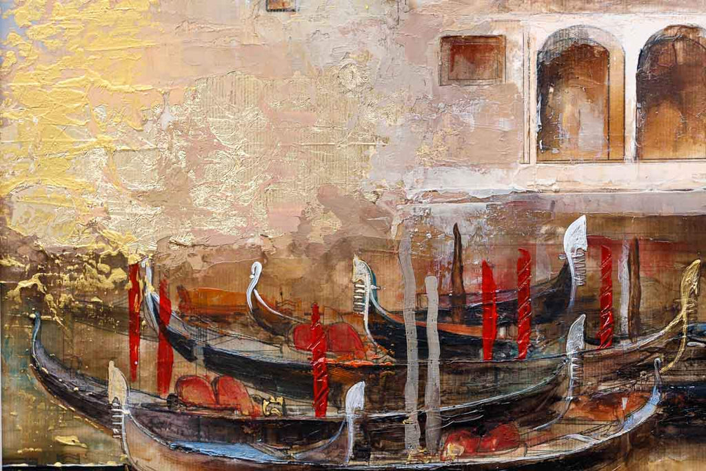 Ponte di Rialto - Original - SOLD by artist Veronika Benoni - Wyecliffe Galleries