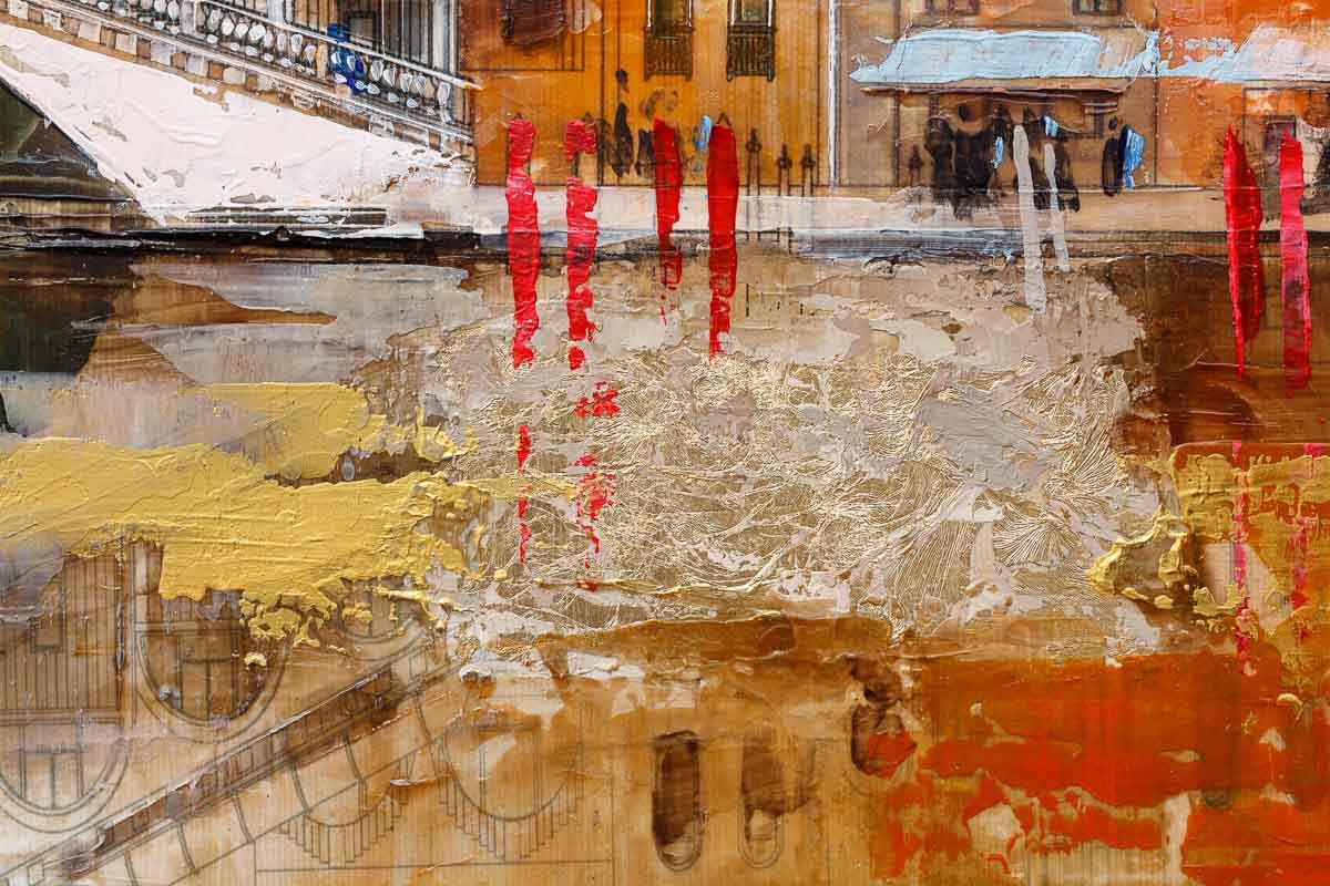 Ponte di Rialto - Original - SOLD by artist Veronika Benoni - Wyecliffe Galleries