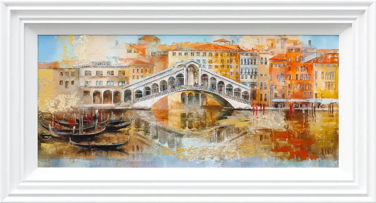 Ponte di Rialto - Original - SOLD by artist Veronika Benoni - Wyecliffe Galleries