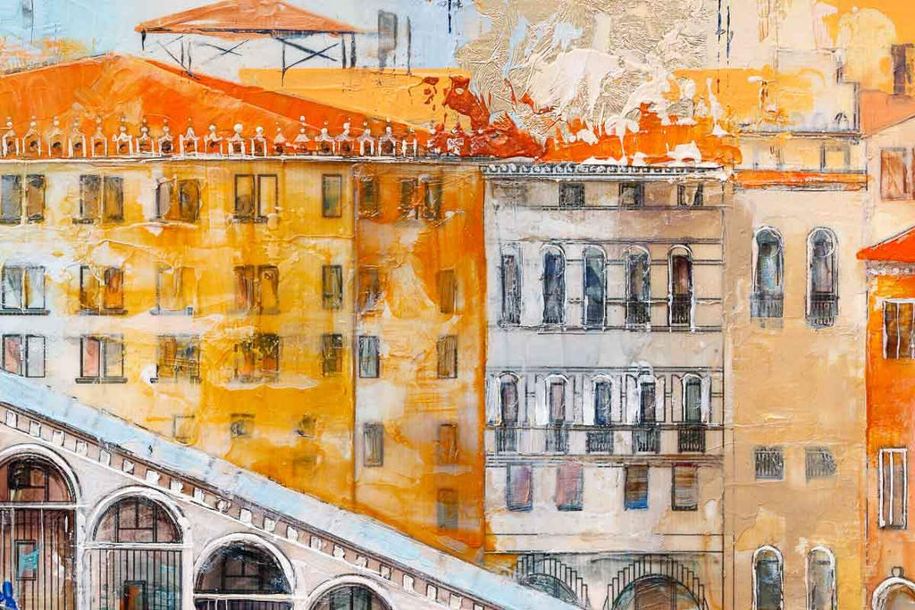 Ponte di Rialto - Original - SOLD by artist Veronika Benoni - Wyecliffe Galleries
