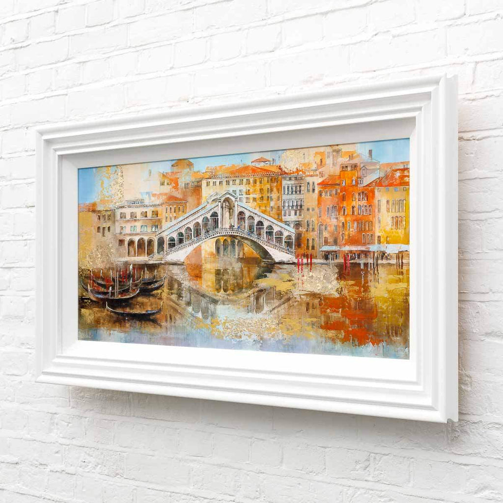 Ponte di Rialto - Original - SOLD by artist Veronika Benoni - Wyecliffe Galleries