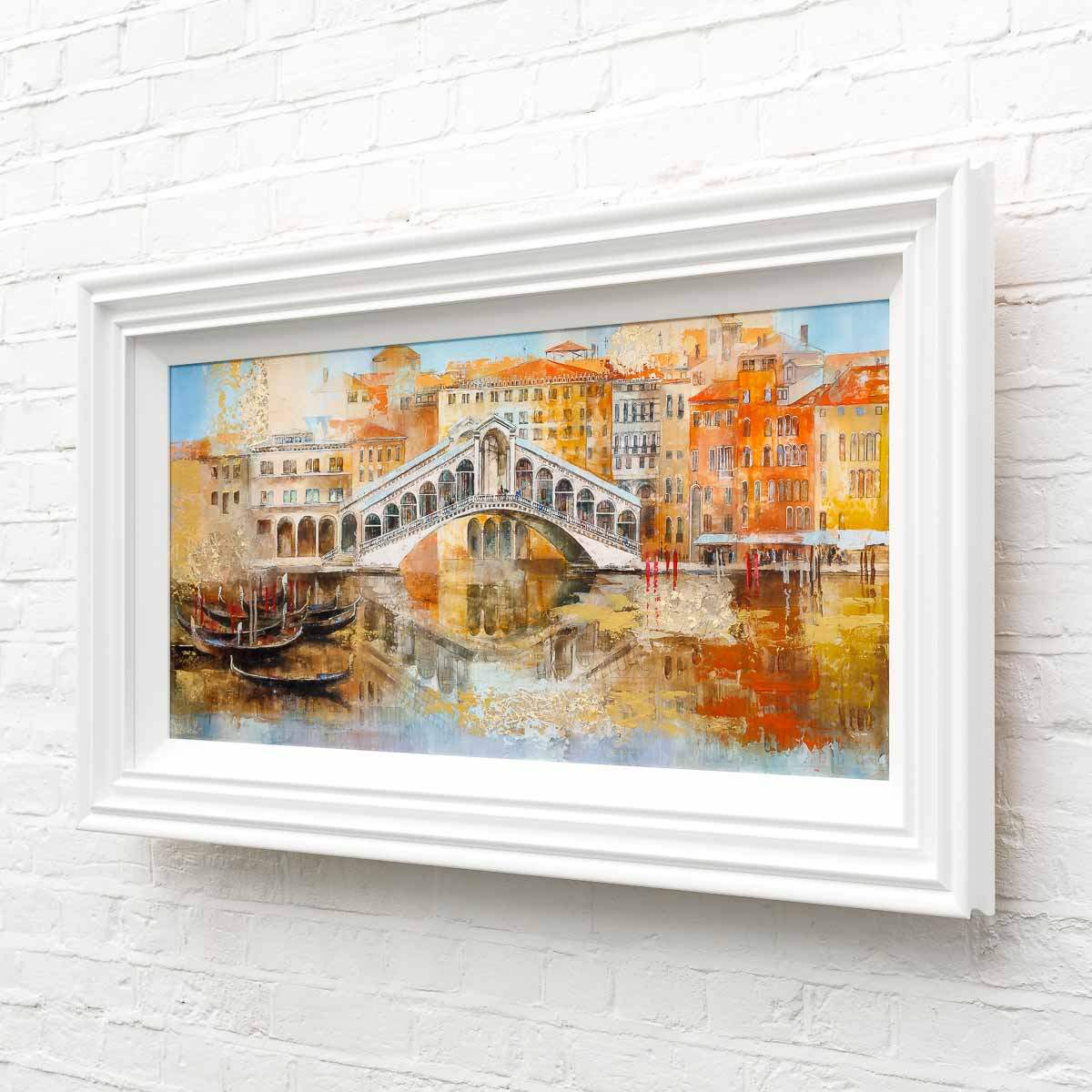 Ponte di Rialto - Original - SOLD by artist Veronika Benoni - Wyecliffe Galleries