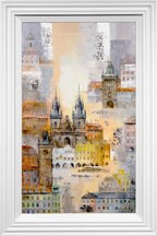 Prague Dawn - Original - SOLD by artist Veronika Benoni - Wyecliffe Galleries
