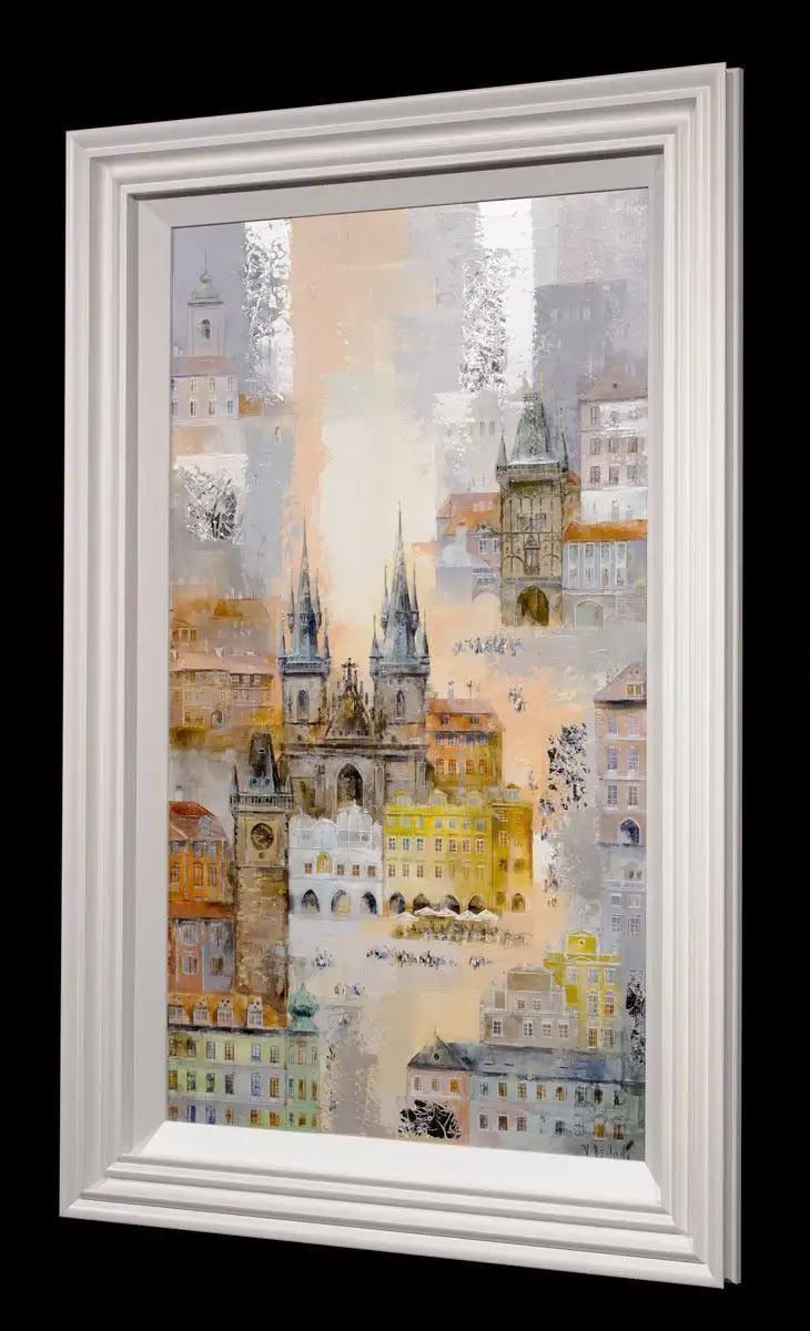 Prague Dawn - Original - SOLD by artist Veronika Benoni - Wyecliffe Galleries