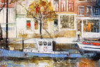 Reflections of Amsterdam - Original - SOLD by artist Veronika Benoni - Wyecliffe Galleries