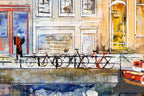Reflections of Amsterdam - Original - SOLD by artist Veronika Benoni - Wyecliffe Galleries