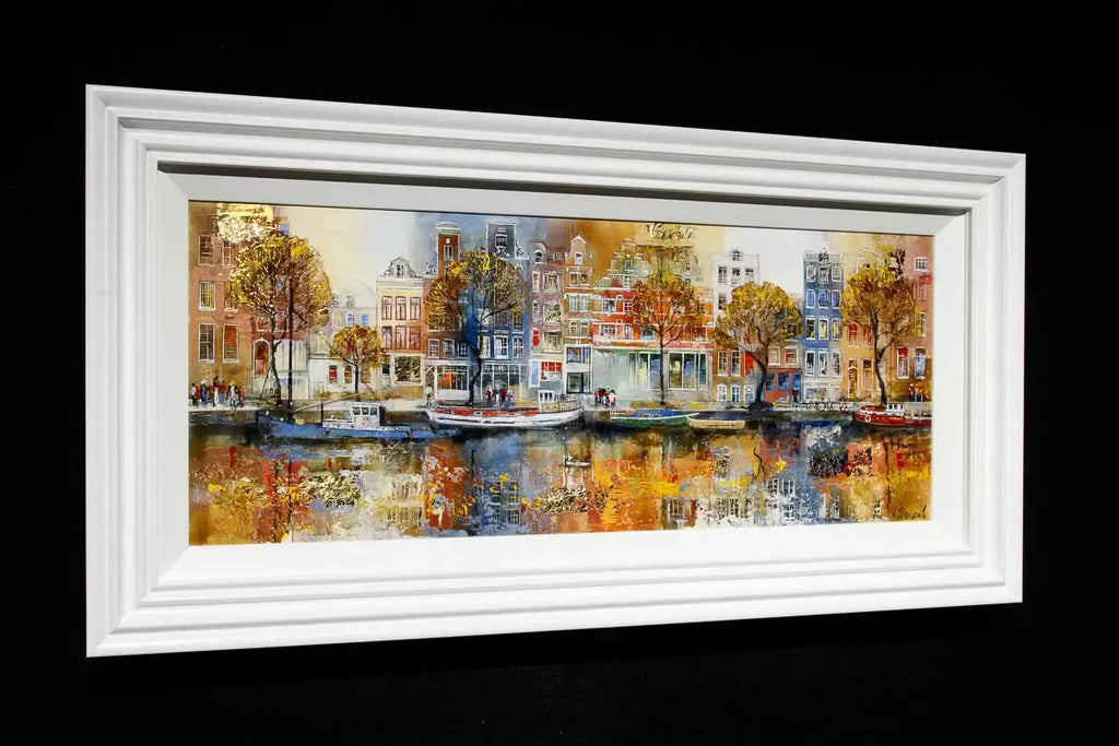 Reflections of Amsterdam - Original - SOLD by artist Veronika Benoni - Wyecliffe Galleries
