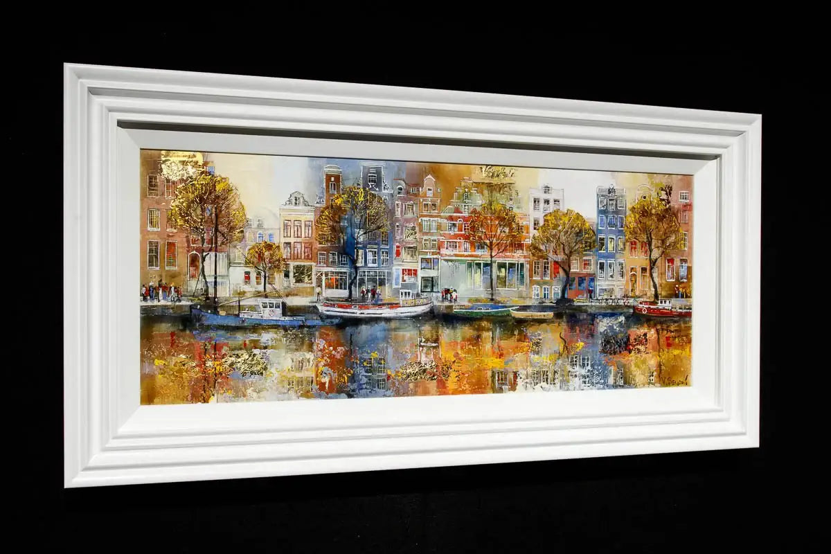 Reflections of Amsterdam - Original - SOLD by artist Veronika Benoni - Wyecliffe Galleries