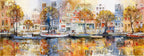 Reflections of Amsterdam - Original - SOLD by artist Veronika Benoni - Wyecliffe Galleries