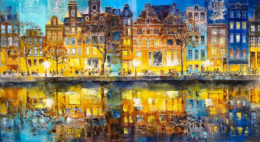 Reflections of Life - Original - SOLD by artist Veronika Benoni - Wyecliffe Galleries