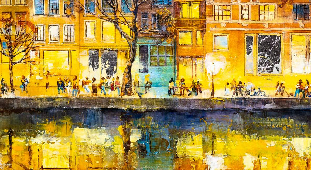 Reflections of Life - Original - SOLD by artist Veronika Benoni - Wyecliffe Galleries