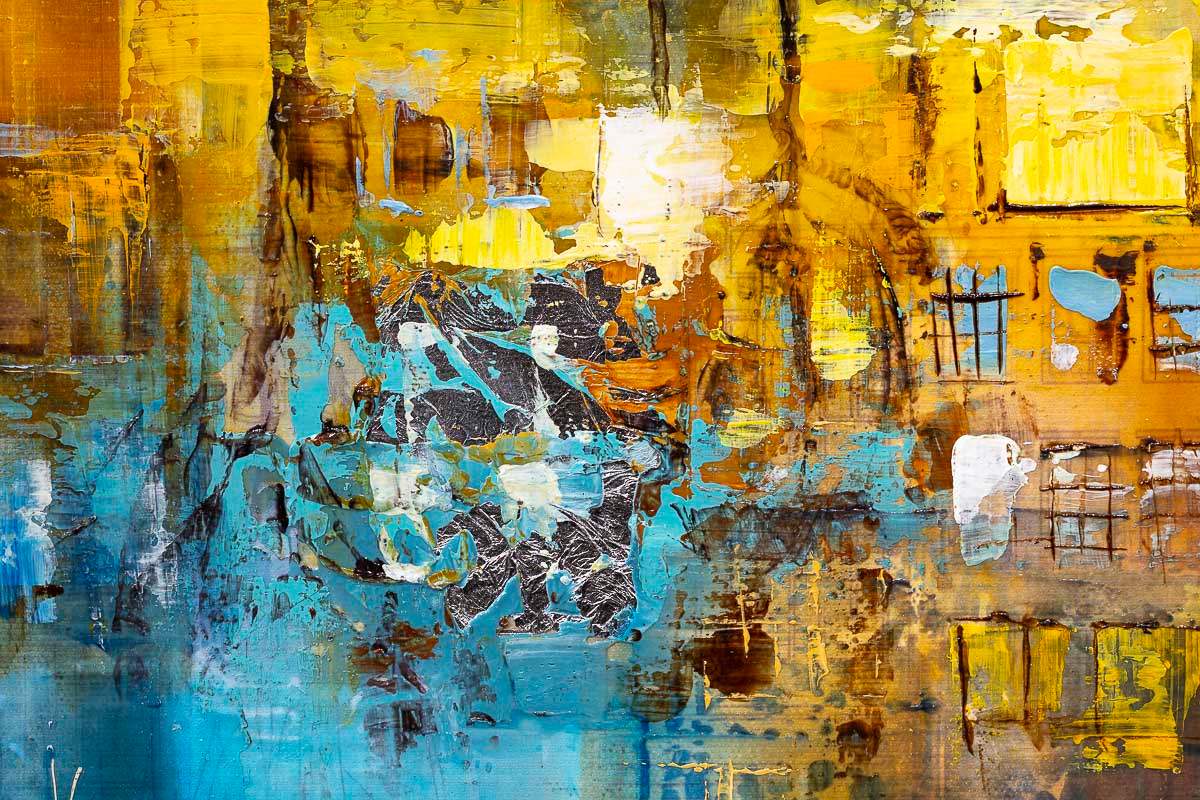 Reflections of Life - Original - SOLD by artist Veronika Benoni - Wyecliffe Galleries