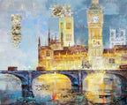 Reflections of Westminster - Original - SOLD by artist Veronika Benoni - Wyecliffe Galleries