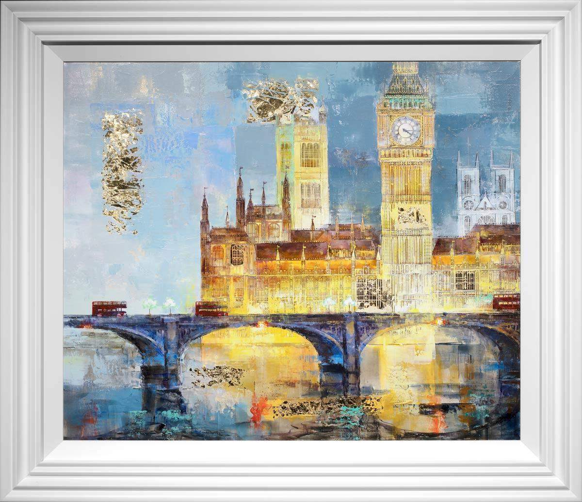 Reflections of Westminster - Original - SOLD by artist Veronika Benoni - Wyecliffe Galleries