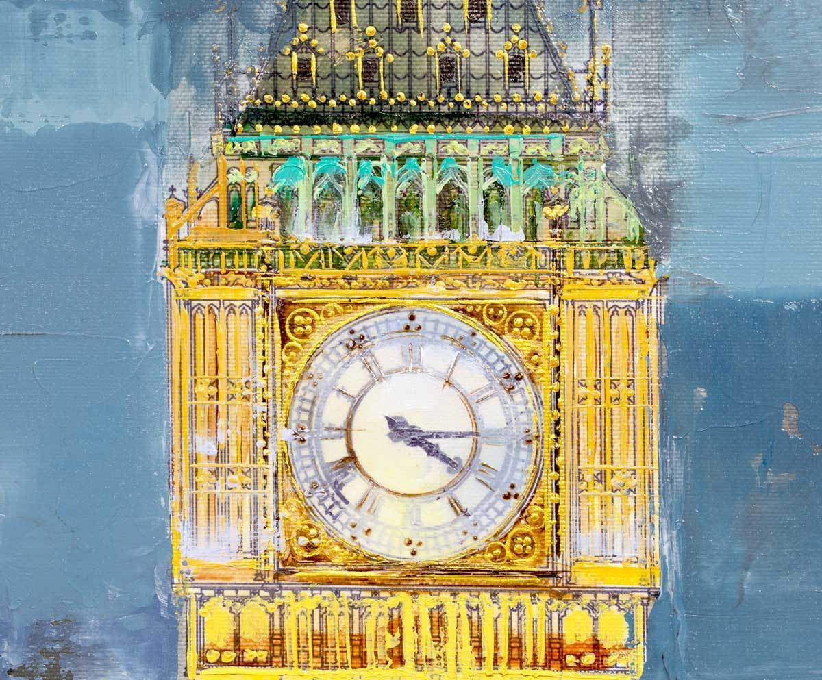 Reflections of Westminster - Original - SOLD by artist Veronika Benoni - Wyecliffe Galleries