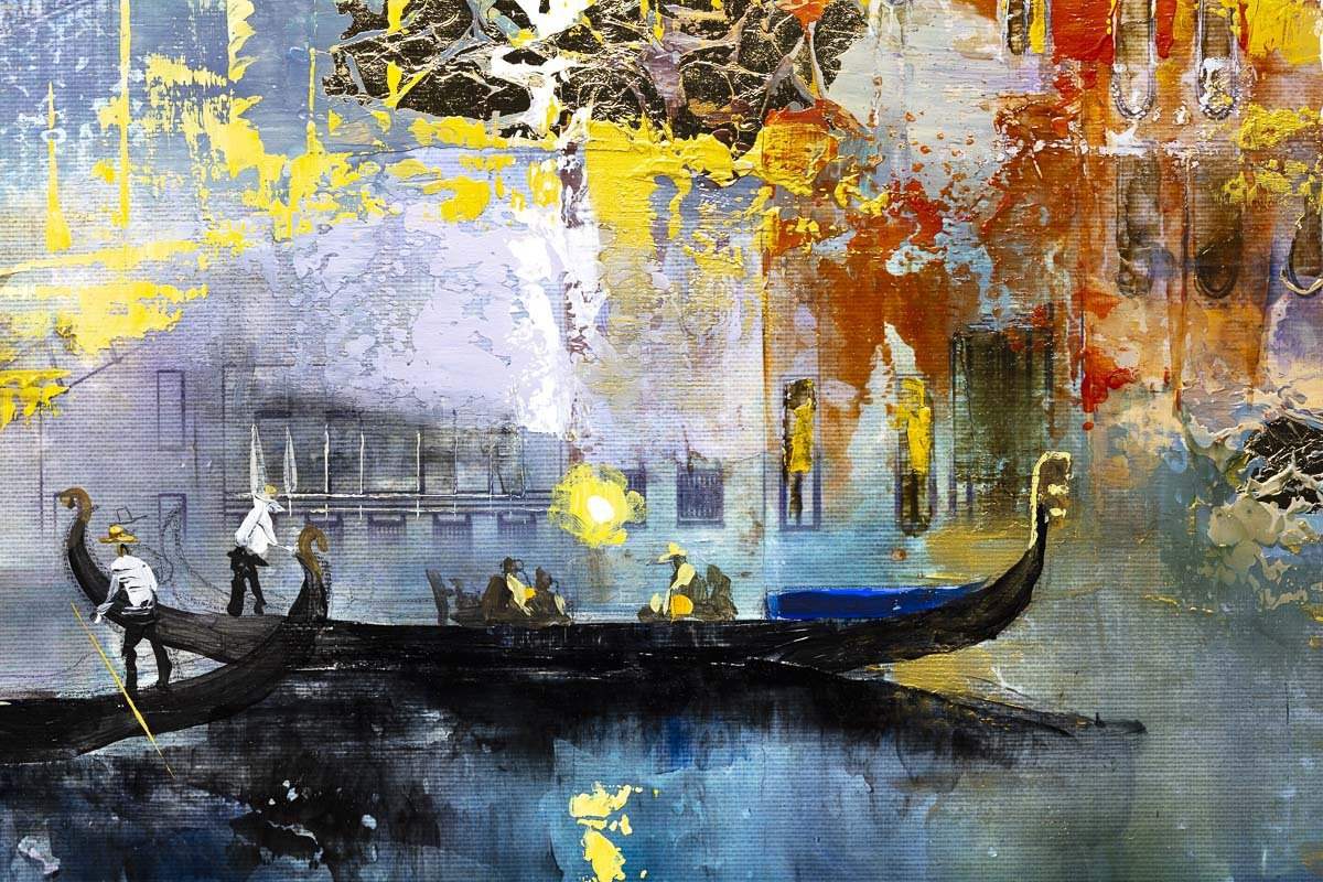 Rialto Bridge, Venice - Original - SOLD by artist Veronika Benoni - Wyecliffe Galleries