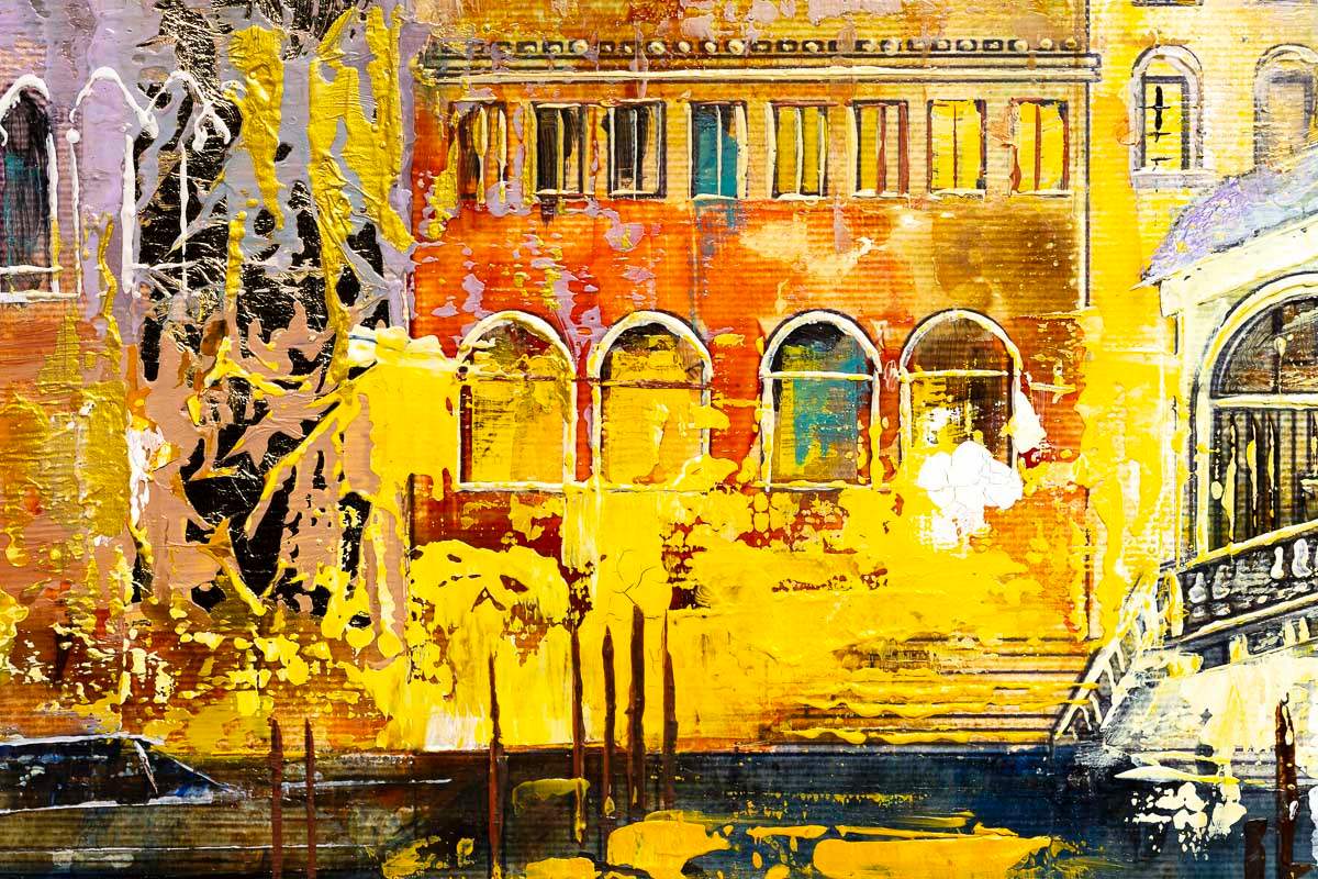 Rialto Bridge, Venice - Original - SOLD by artist Veronika Benoni - Wyecliffe Galleries
