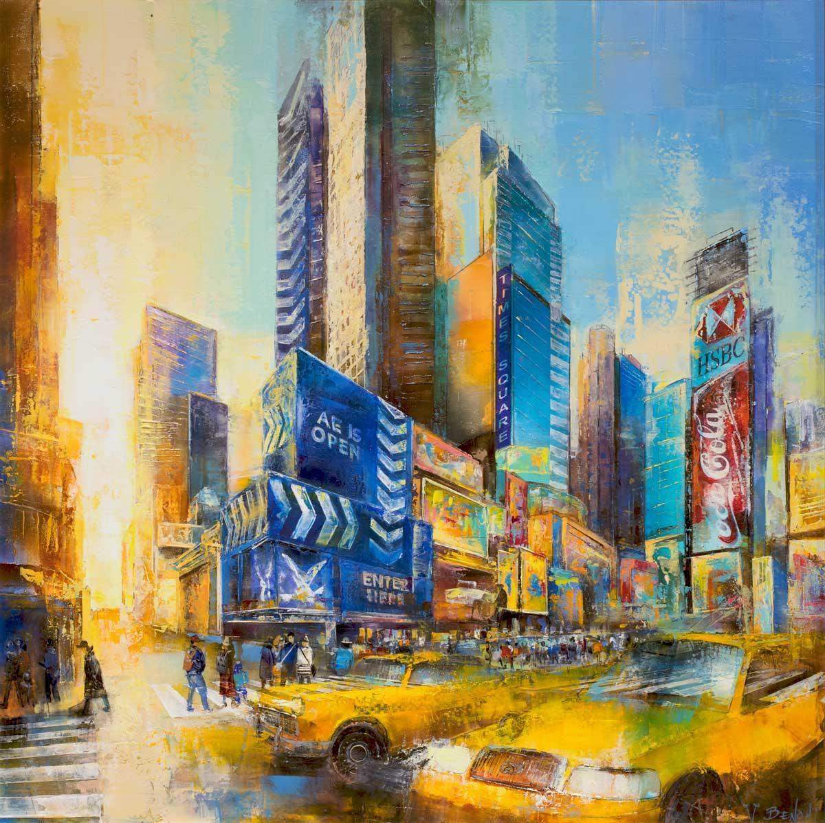 Rush Hour - Original - SOLD by artist Veronika Benoni - Wyecliffe Galleries