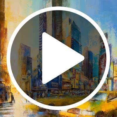 Rush Hour - Original - SOLD by artist Veronika Benoni - Wyecliffe Galleries