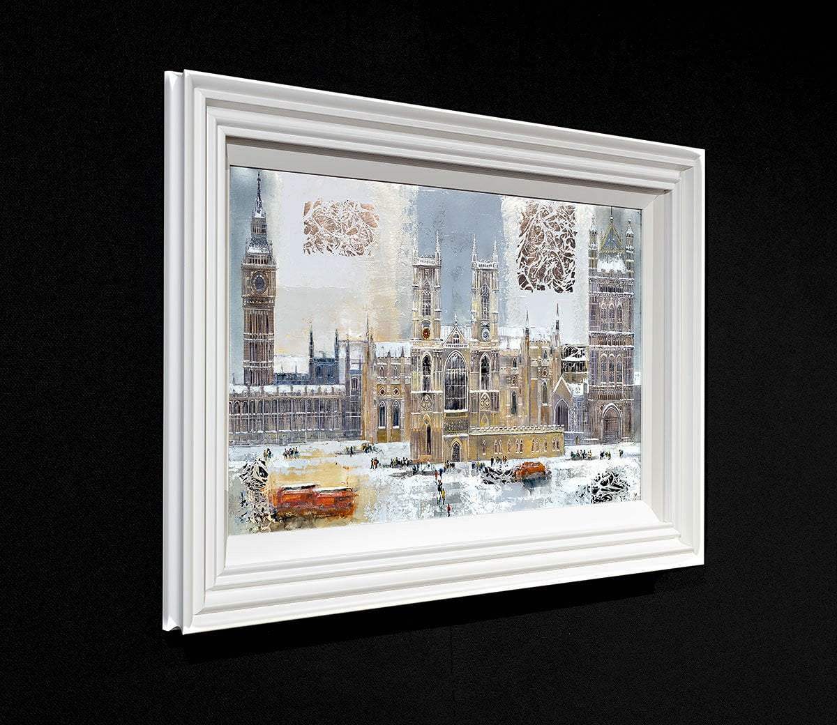 Silver Skies Over London - Original - SOLD by artist Veronika Benoni - Wyecliffe Galleries