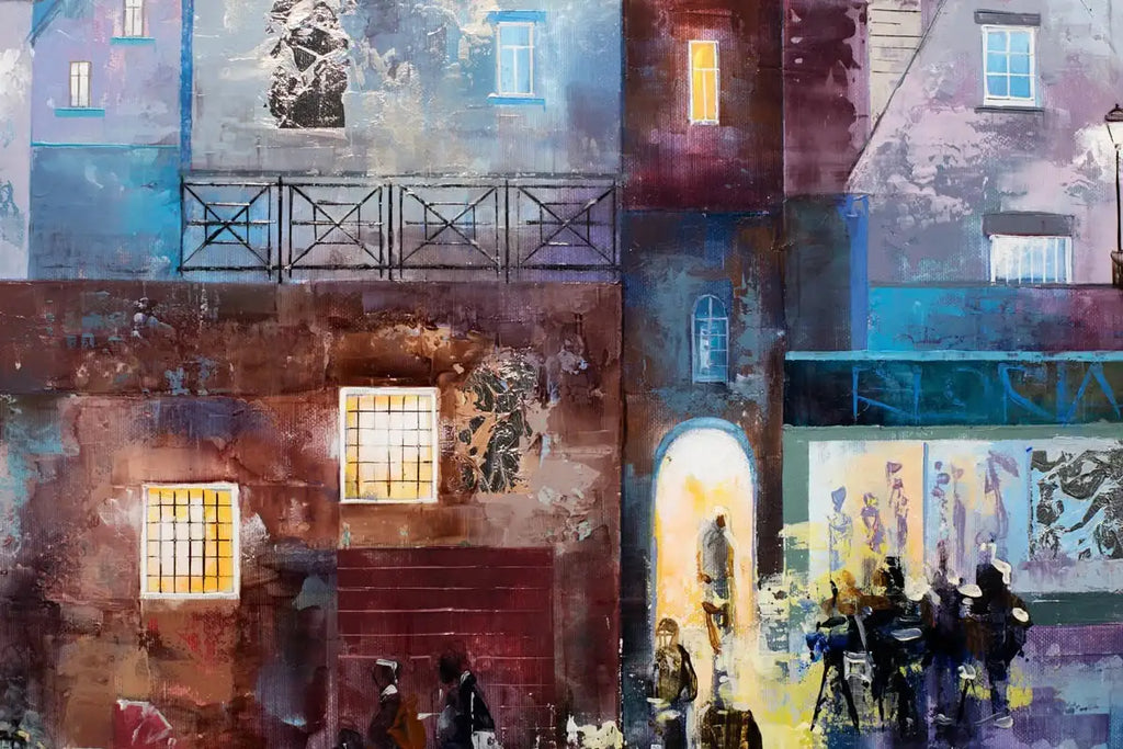 Silver Streets - SOLD by artist Veronika Benoni - Wyecliffe Galleries