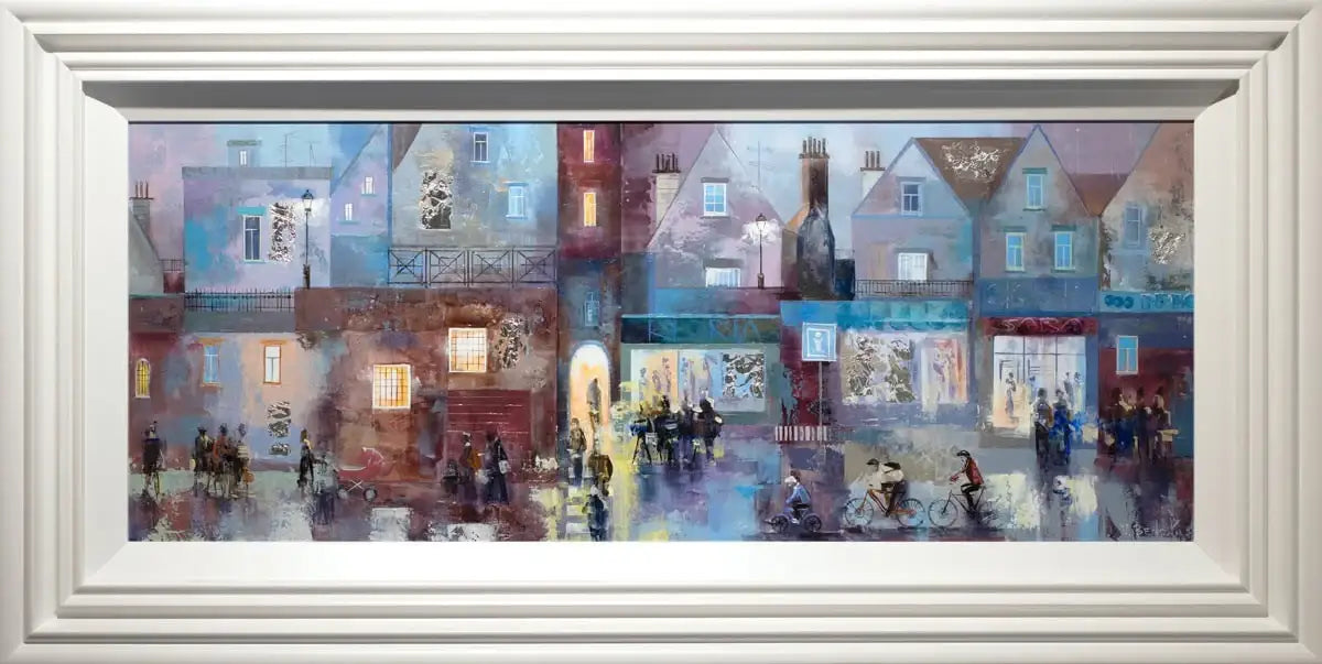 Silver Streets - SOLD by artist Veronika Benoni - Wyecliffe Galleries