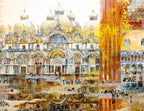 San Marco, Venice - Original - SOLD by artist Veronika Benoni - Wyecliffe Galleries