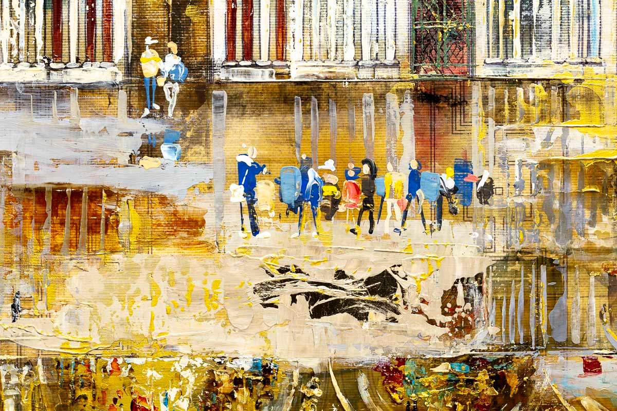 San Marco, Venice - Original - SOLD by artist Veronika Benoni - Wyecliffe Galleries