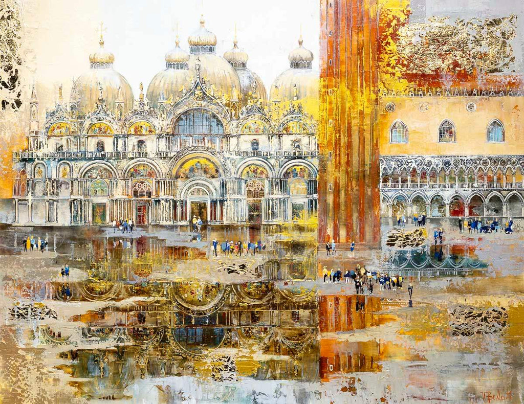 San Marco, Venice - Original - SOLD by artist Veronika Benoni - Wyecliffe Galleries