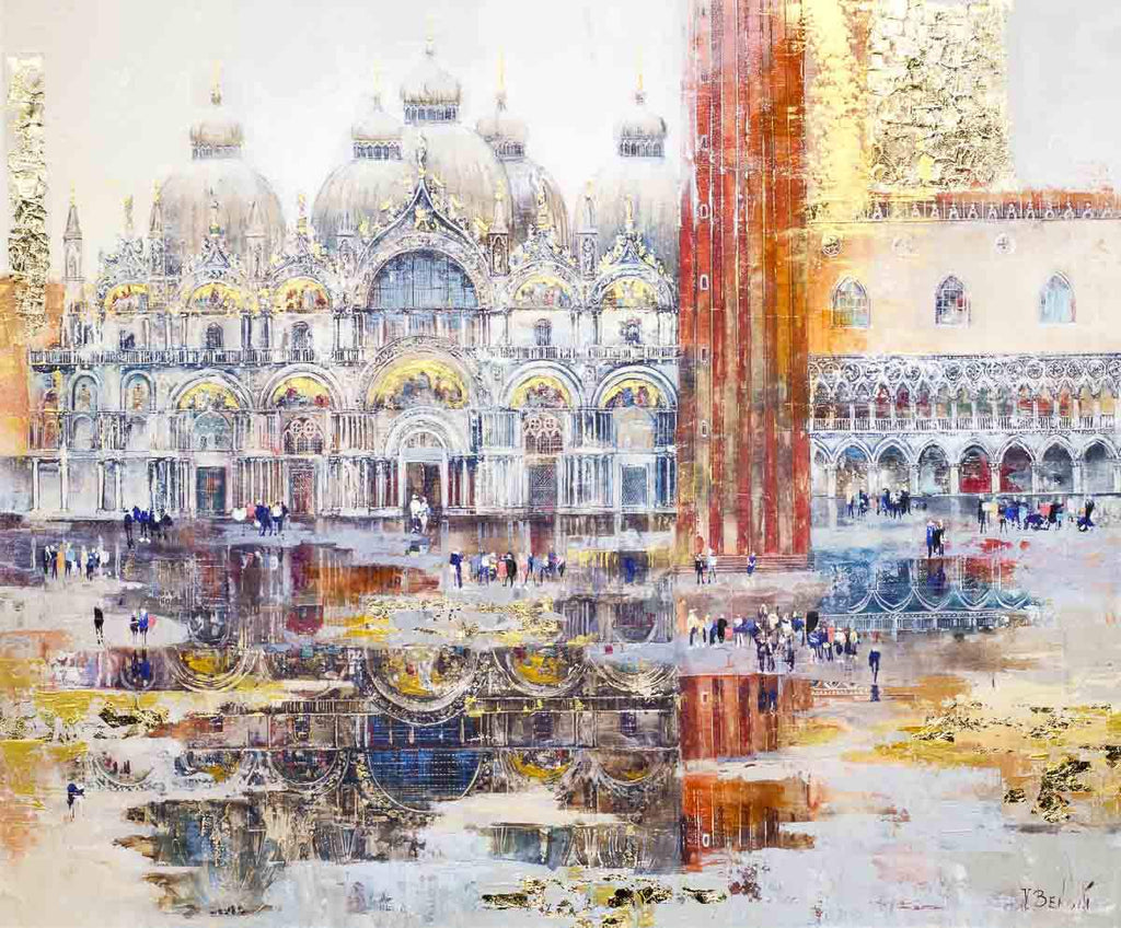 St Marks Square - Original - SOLD by artist Veronika Benoni - Wyecliffe Galleries