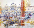 St Marks Square - Original - SOLD by artist Veronika Benoni - Wyecliffe Galleries