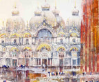 St Marks Square - Original - SOLD by artist Veronika Benoni - Wyecliffe Galleries