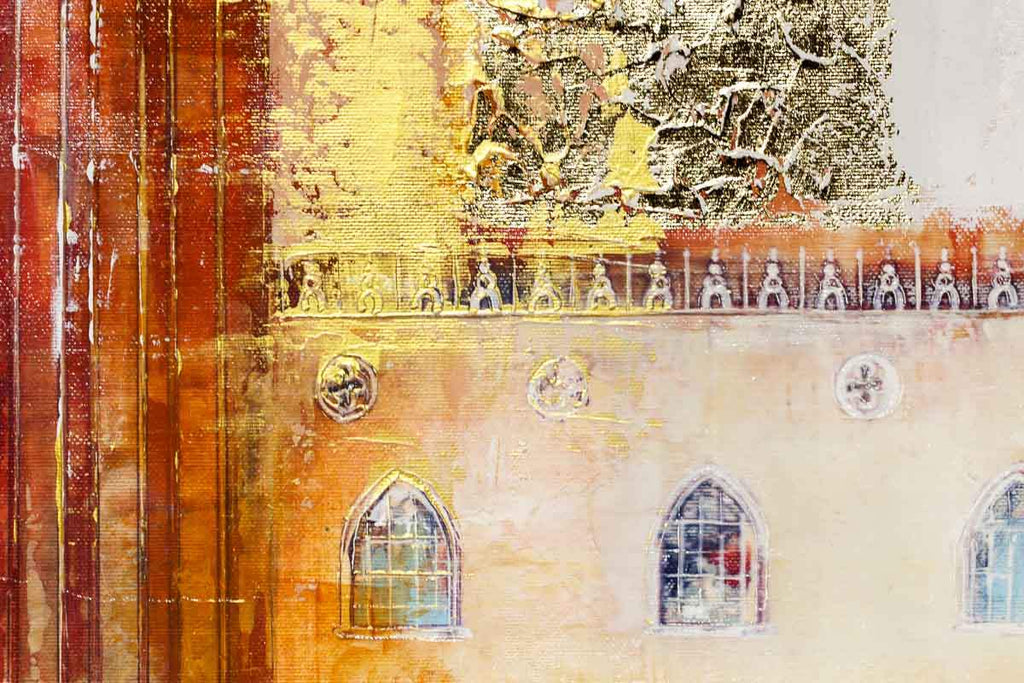 St Marks Square - Original - SOLD by artist Veronika Benoni - Wyecliffe Galleries