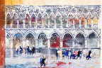 St Marks Square - Original - SOLD by artist Veronika Benoni - Wyecliffe Galleries