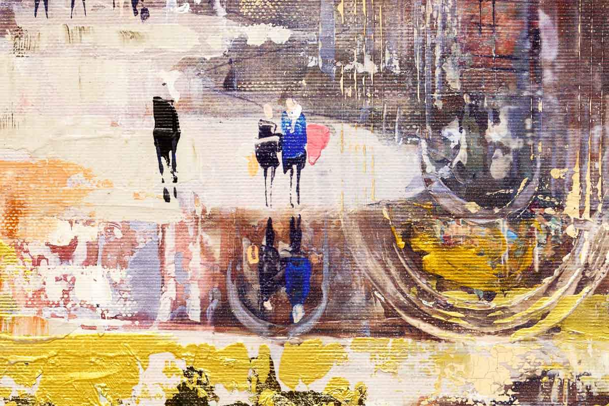 St Marks Square - Original - SOLD by artist Veronika Benoni - Wyecliffe Galleries