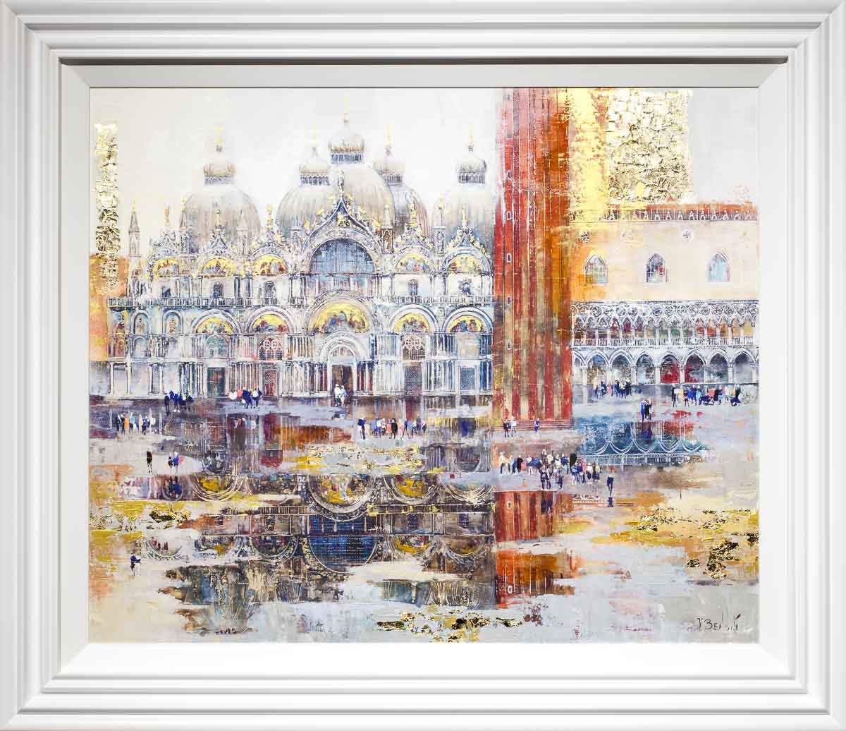 St Marks Square - Original - SOLD by artist Veronika Benoni - Wyecliffe Galleries