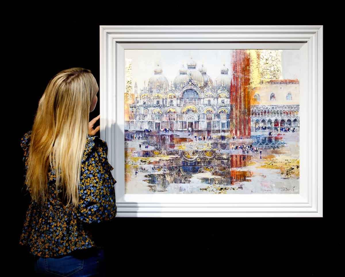 St Marks Square - Original - SOLD by artist Veronika Benoni - Wyecliffe Galleries