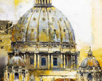 St Pauls - Original - SOLD by artist Veronika Benoni - Wyecliffe Galleries
