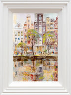 Stroll Along The Canal - Original - SOLD by artist Veronika Benoni - Wyecliffe Galleries