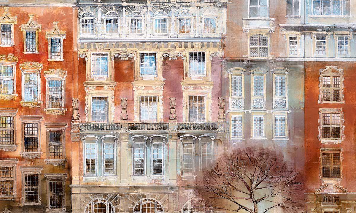 Stroll Through Westminster - Original - SOLD by artist Veronika Benoni - Wyecliffe Galleries