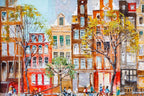 Summer in Amsterdam - Original - SOLD by artist Veronika Benoni - Wyecliffe Galleries