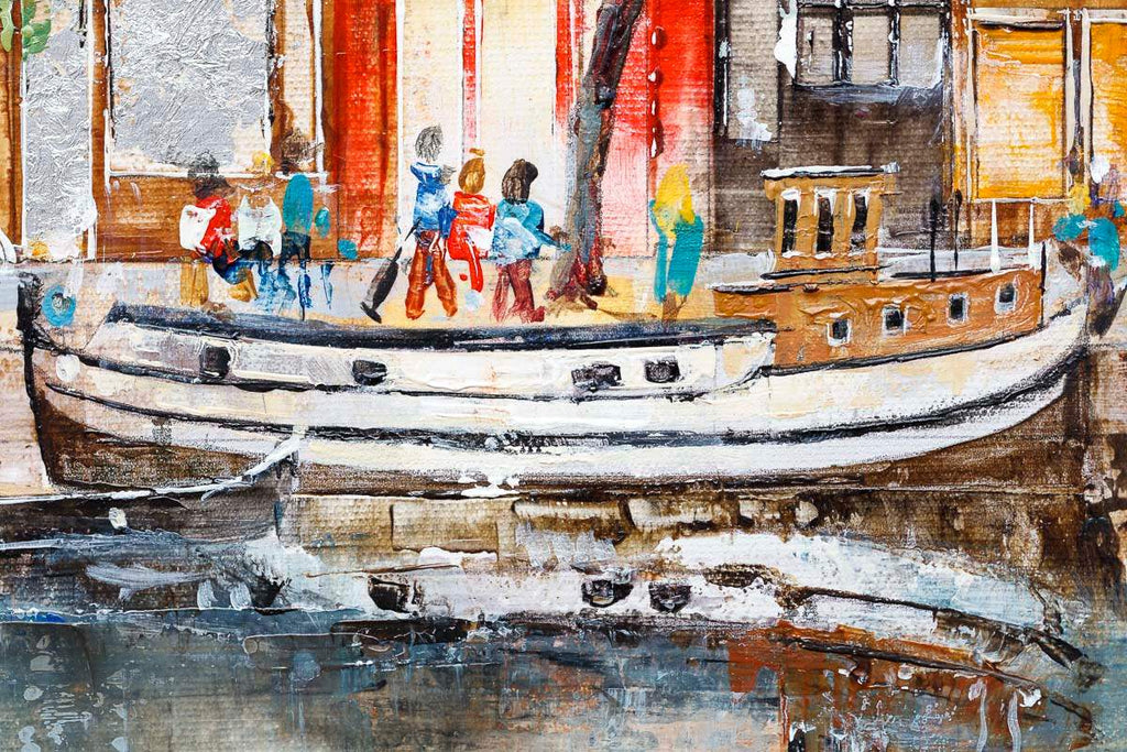 Summer in Amsterdam - Original - SOLD by artist Veronika Benoni - Wyecliffe Galleries